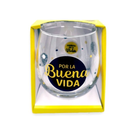 VASO CRISTAL BUENA VIDA