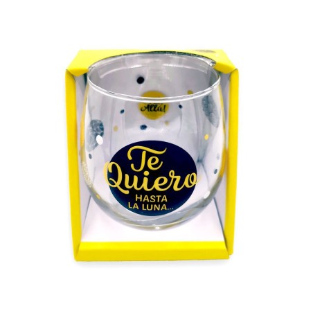 VASO CRISTAL TE QUIERO