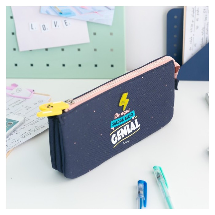 ESTUCHE TRIPLE DE AQUI SALDRA ALGO GENIAL