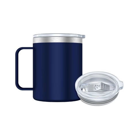TAZA TERMO CON ASA - AZUL MARINO