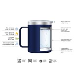 TAZA TERMO CON ASA - AZUL MARINO