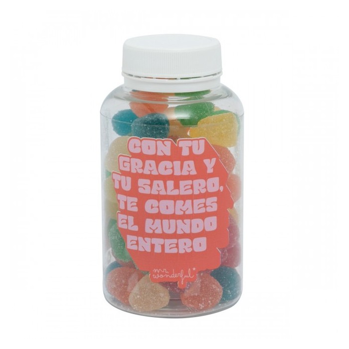 BOTE DE GOLOSINAS - CON TU GRACIA Y TU SALERO
