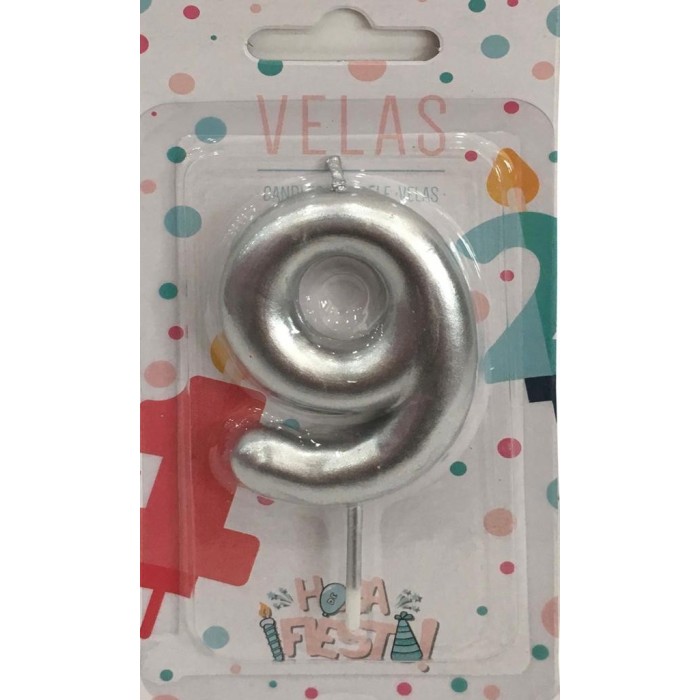 VELA N9 PLATA/DORADO