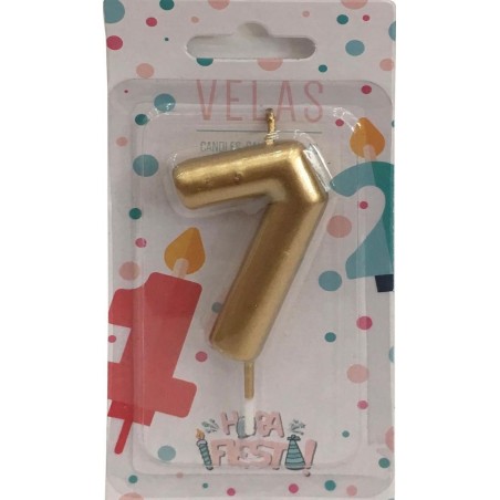 VELA N7 PLATA/DORADO