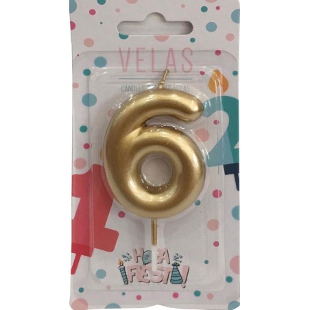 VELA N6 PLATA/DORADO