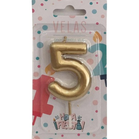 VELA N5 PLATA/DORADO