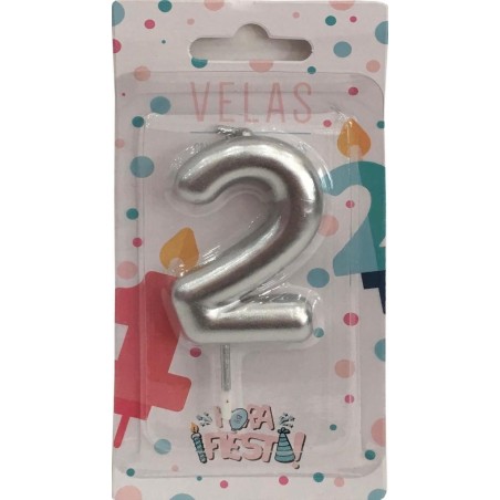 VELA N2 PLATA/DORADO