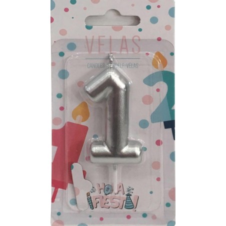 VELA N1 PLATA/DORADO