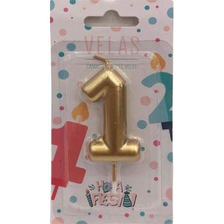 VELA N1 PLATA/DORADO