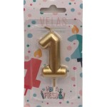 VELA N1 PLATA/DORADO