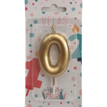 VELA N0 PLATA/DORADO