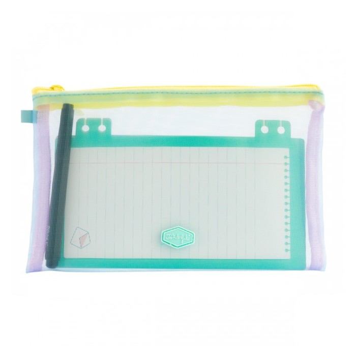 ESTUCHE CON HOJAS DE PIZARRA BLANCA - NEVER STOP