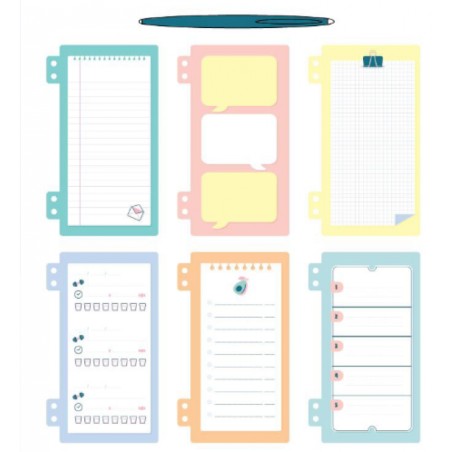 ESTUCHE CON HOJAS DE PIZARRA BLANCA - NEVER STOP