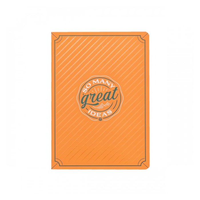 LIBRETA A5 NARANJA - SO MANY GREAT IDEAS