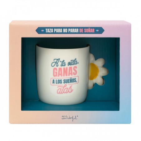 TAZA - A LA VIDA, GANAS. A LOS SUEÑOS, ALAS.