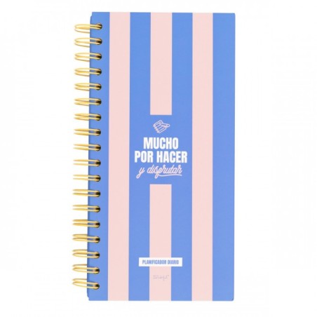 PLANIFICADOR DIARIO ROSA - MUCHO POR HACER