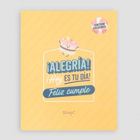 CAJA DE GOLOSINAS - ¡ALEGRÍA! ¡HOY ES TU DÍA! FELI