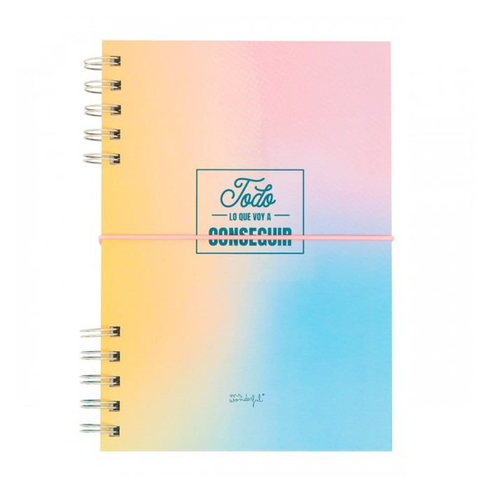 LIBRETA A5 ROSA - TODO LO QUE VOY A CONSEGUIR