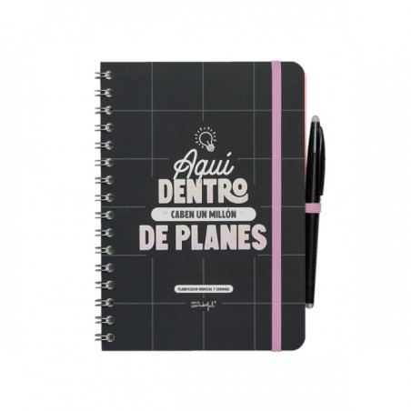 PLANIFICADOR CON HOJAS BORRABLES - AQUÍ DENTRO