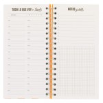 PLANIFICADOR DIARIO NARANJA - MUCHO POR HACER