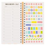 PLANIFICADOR DIARIO NARANJA - MUCHO POR HACER