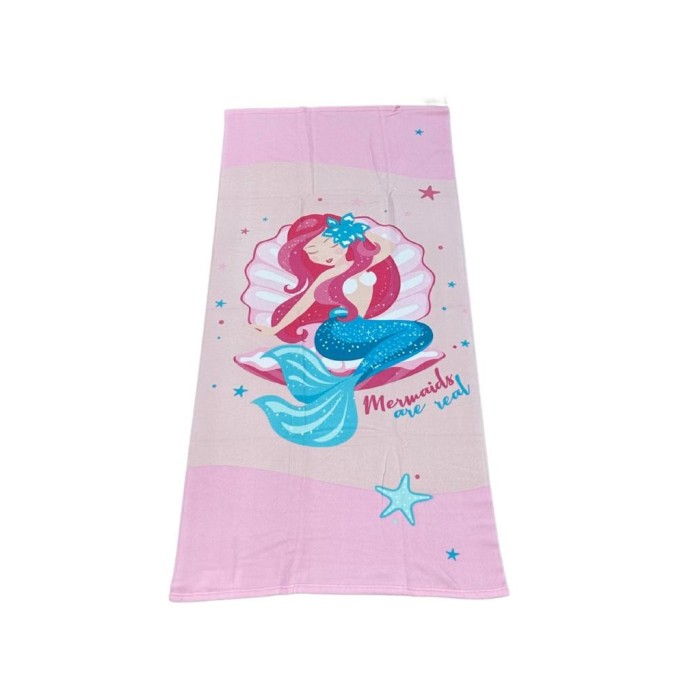 TOALLA PLAYA SIRENA 70X150