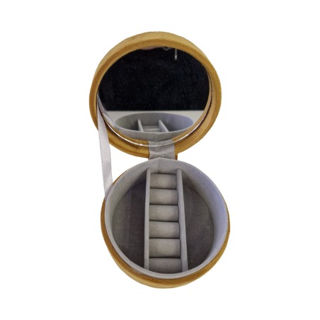 JOYERO TERCIOPELO REDONDO