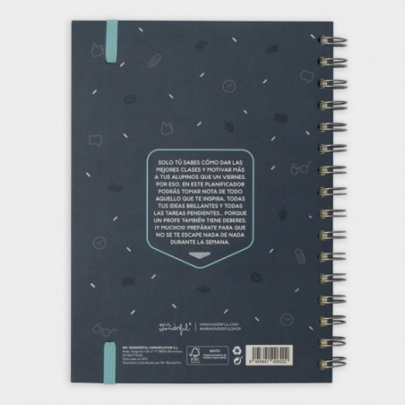 PLANIFICADOR PARA PROFES APUNTES NOTAS E IDEAS