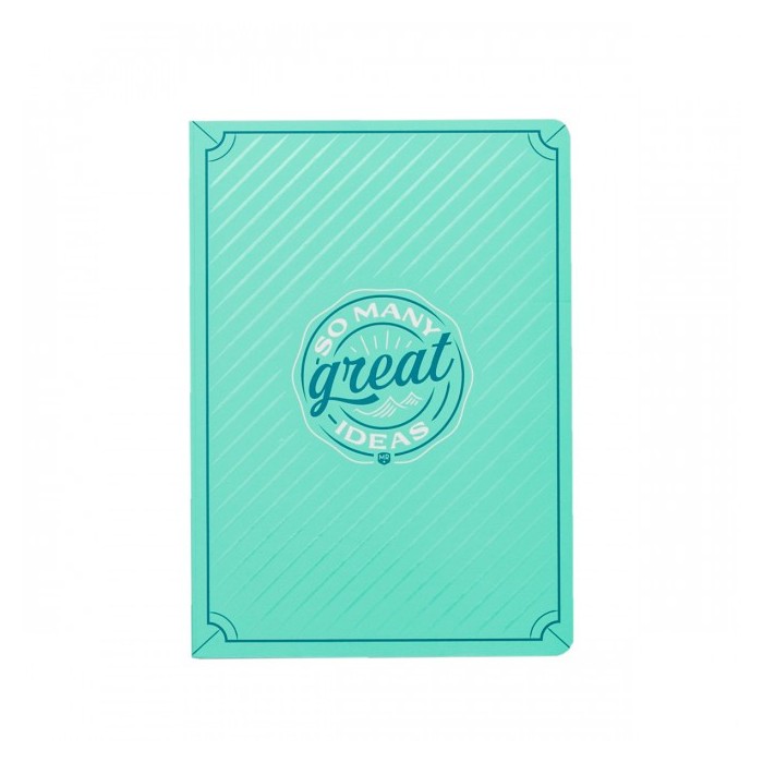 LIBRETA A5 AZUL - SO MANY GREAT IDEAS