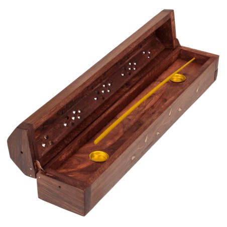 CAJITA DE MADERA PARA INCIENSO