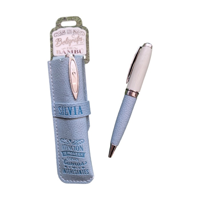 BOLIGRAFO BAMBÚ SILVIA