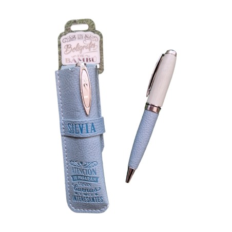 BOLIGRAFO BAMBÚ SILVIA