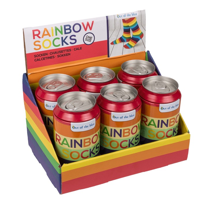 CALCETINES ARCOIRIS TALLA UNICA