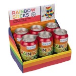 CALCETINES ARCOIRIS TALLA UNICA