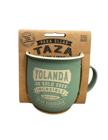 TAZA YOLANDA  AIRE LIBRE