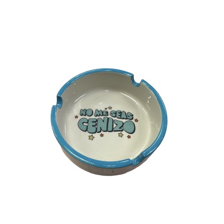 CENICERO AZUL NO ME SEAS CENIZO
