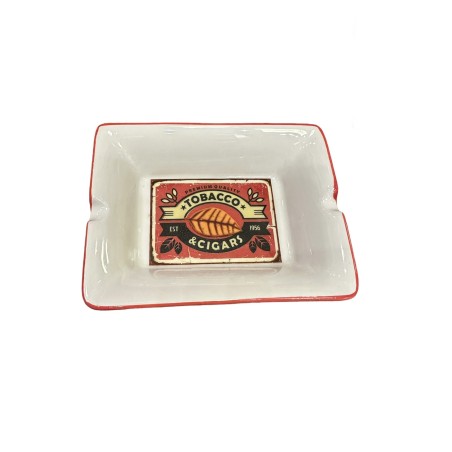 CENICERO VINTAGE ROJO