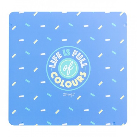 ESTUCHE CON LÁPICES DE COLORES - LIFE IS FULL OF C