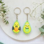 SET DE 2 LLAVEROS DE BODA AGUACATE 