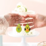 SET DE 2 LLAVEROS DE BODA AGUACATE