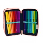 ESTUCHE ESCOLAR COMPLETO CON 3 COMPARTIMENTOS - AP