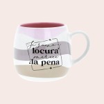 TAZA CON MENSAJE - SI SUENA A LOCURA MERECE