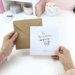 TARJETA DE FELCITACIÓN - TU AVENTURA EMPIEZA HOY