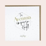 TARJETA DE FELCITACIÓN - TU AVENTURA EMPIEZA HOY