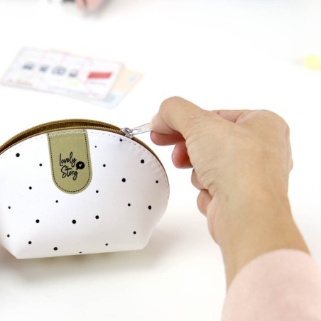 MONEDERO NIGHT & DAY - BLANCO