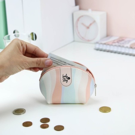 MONEDERO RAINBOW - MINT