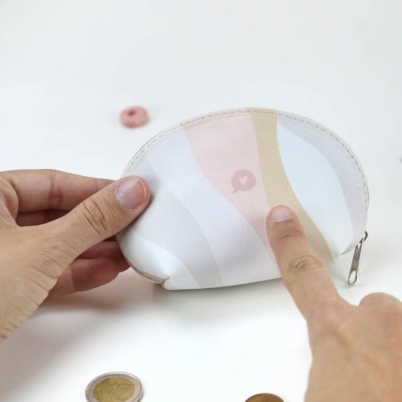 MONEDERO RAINBOW - ROSA