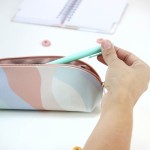 ESTUCHE OVALADO RAINBOW - MINT