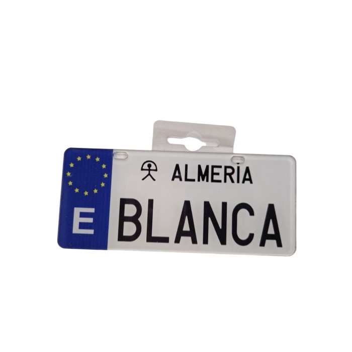 MATRICULA BLANCA