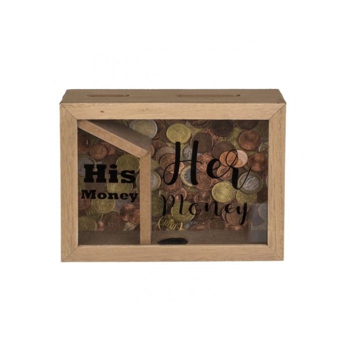 HUCHA MADERA HIS/HER